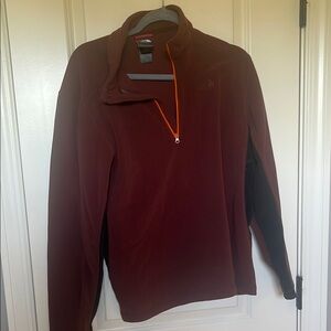 The North Face Brown and Orange Performance Jacket